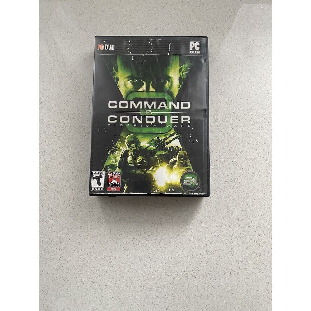 Command & Conquer 3: Tiberium Wars (PC, 2007) Complete In Box